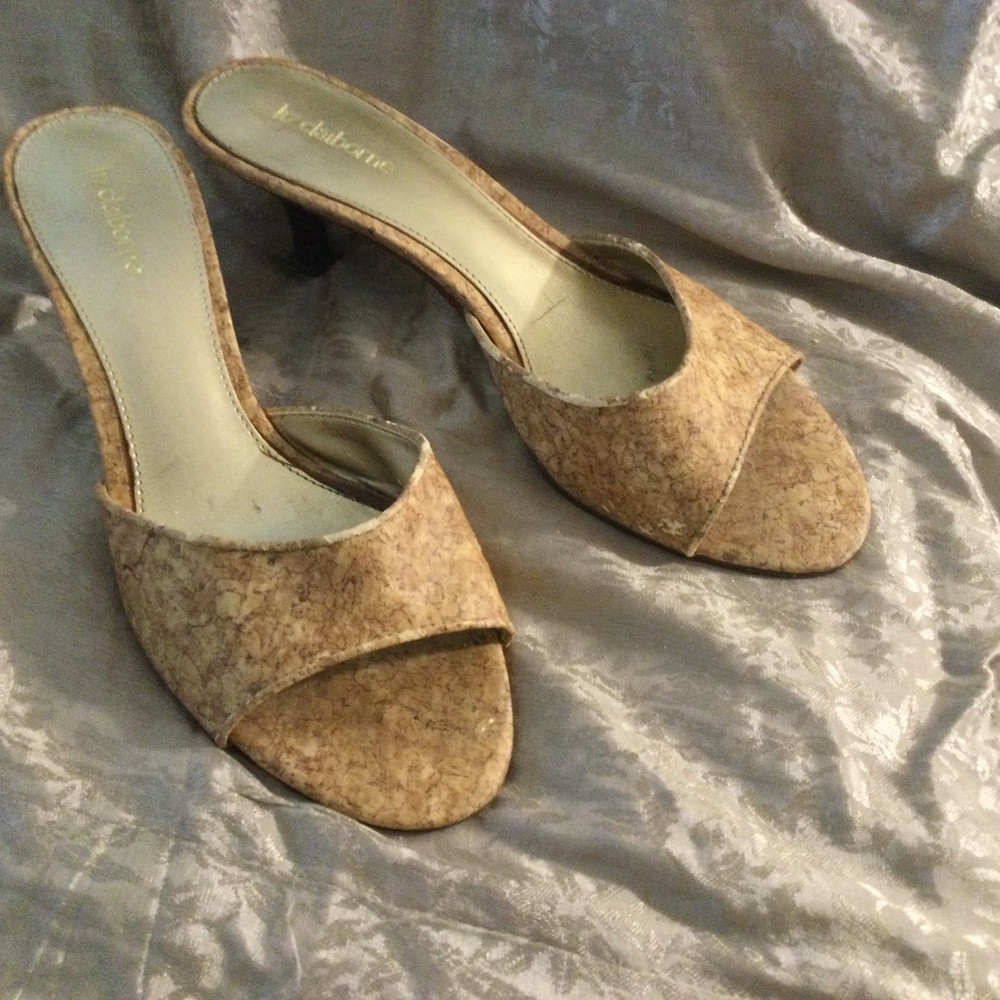 Liz  Claiborne  cork  sandals